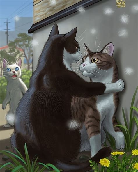 pin  lyan camp  anime cat art cat artwork cat illustration