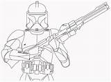 Wars Star Coloring Pages Rex Captain Clone Comments sketch template