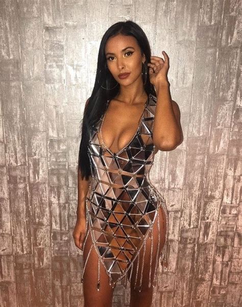 Maya Jama S Sexiest Snaps As She Turns 26 Racy Boob Spills To See