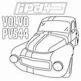 Coloring Pages Garage Auto Volvo Ipd sketch template