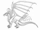 Skywing Dragon Seawing Wof sketch template