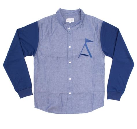 fused varsity button  akomplice clothing