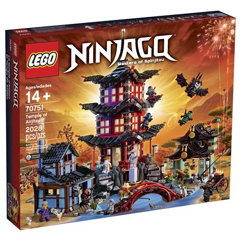 lego unveils stunning ninjago temple  airjitzu set
