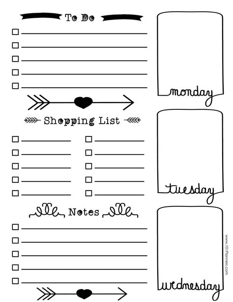 bullet journal printables customize    planner size
