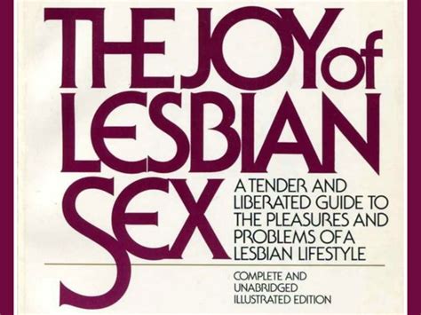 8 exceptional excerpts from the joy of lesbian sex relationships pinterest lesbian