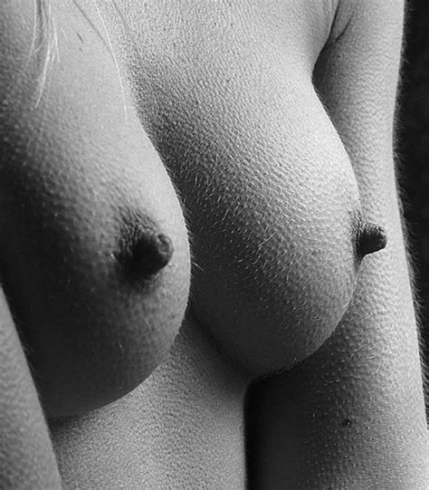 Goosebumps And Beautiful Breasts Nsfw Black And White Luscious
