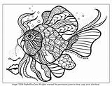 Zentangle Preliminary Inked Drawn sketch template