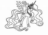 Celestia Coloring Princess Pony Pages Little Printable Mlp Cool Colorier Print Color Info Dessin Coloriage Pinkie Pie Getcolorings Drawing Kids sketch template