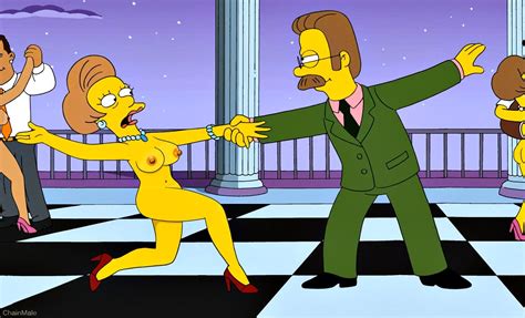 pic1328627 chainmale edna krabappel ned flanders the simpsons simpsons porn