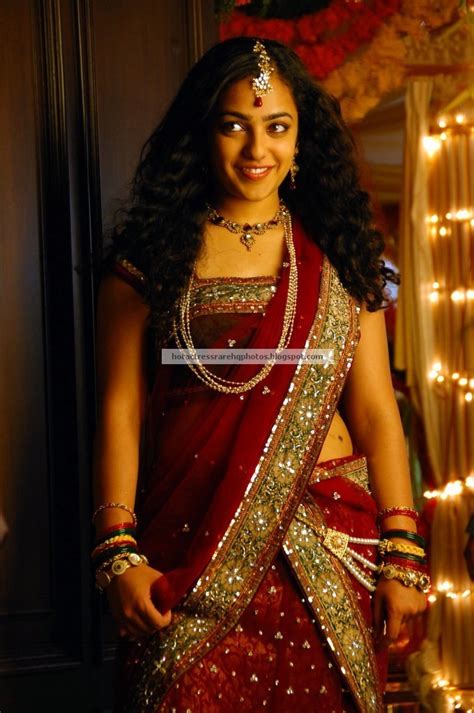 hot indian actress rare hq photos telugu actress nithya menon unseen hot photos in red