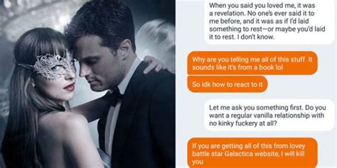 Here S What Happened When 8 Guys Texted Women Lines From Fifty Shades