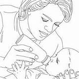 Baby Coloring Pages Nurse Drawing Kids Bottle Feeding Born Newborn Bitty Pediatric Injection Job Draw Getcolorings Making Learning Reading Color sketch template