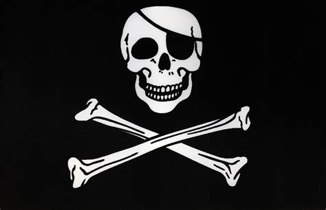 large xft jolly roger pirate flag skull crossbones caravan camping