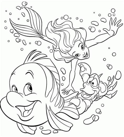 mermaid coloring pages coloringpagesabccom
