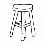 Stool Freehand sketch template