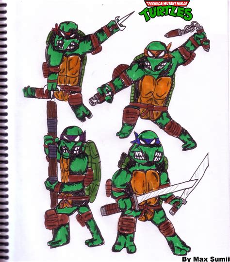 maximum sumii teenage mutant ninja turtles drawings