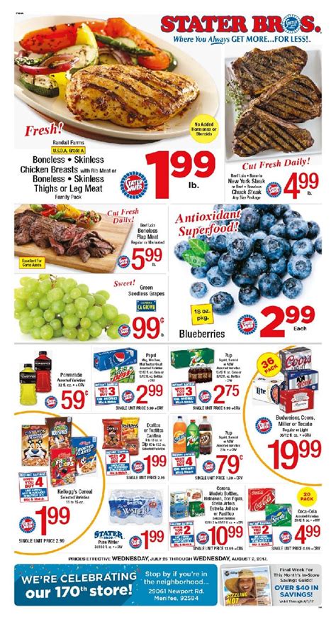 stater bros weekly ad july  august   httpwwwolcatalogcomgroceryfryer stater