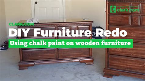 chalk paint wooden furniture     youtube