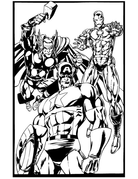 captain america coloring pages captain america thor  iron man