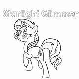 Starlight Glimmer Mlp Equestria sketch template