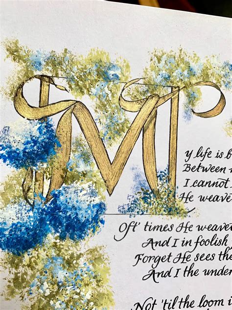 My Life Is But A Weaving By Tapestry Poem Corrie Ten Etsy