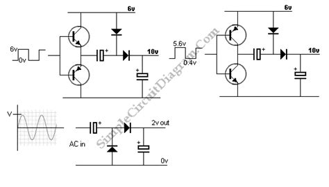 voltage multiplier simple circuit diagram