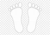 Outline Feet Foot Clipart Clip sketch template