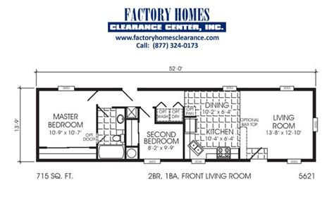 front living room mobile home floor plans