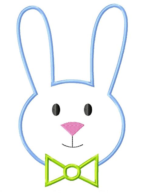 easter bunny face drawing  getdrawings