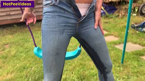 Cute Girl Pissing In Her Jeans Directdownload Wet Pee Etsy