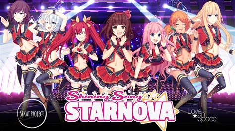 shining song starnova idol anime themed visual novel by sekaiproject update netshow