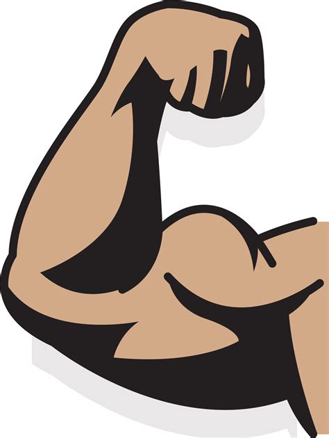 upper strong arm augudelms muscle drawing clipart png  freepngclipart