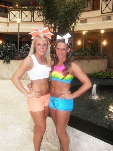 the hottest cheerleaders in yoga pants and workout shorts