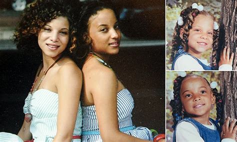 biracial twins breana and brittney share their experiences daily mail online