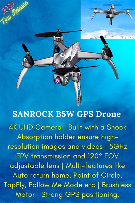 sanrock bw gps drone gps drone drone camera