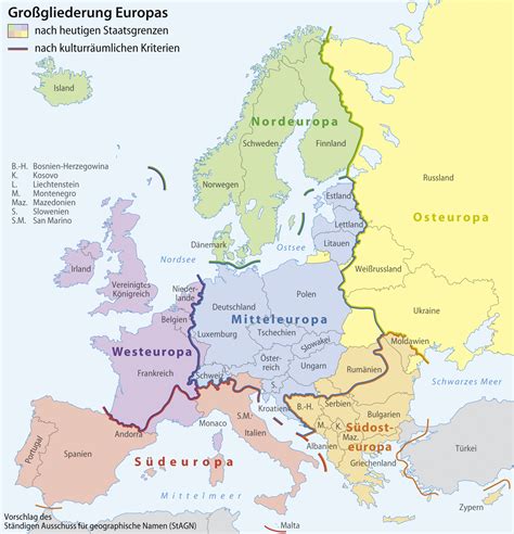 europakarte uebersichtkarte regionen europas weltkartecom karten