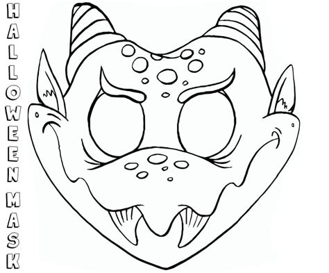 top  printable halloween mask coloring pages  coloring pages