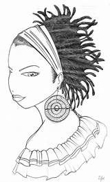 Afro Lyla Riscos Pintura sketch template