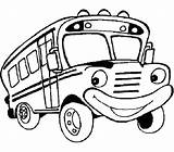 Coloring Pages Print Bus Getcolorings Buses sketch template