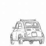 Fiat 500 Colorare Da Abarth Cars Drawing Nuova Model Car Draw Vintage Retro Gora Tosia Textures Objects Layout sketch template