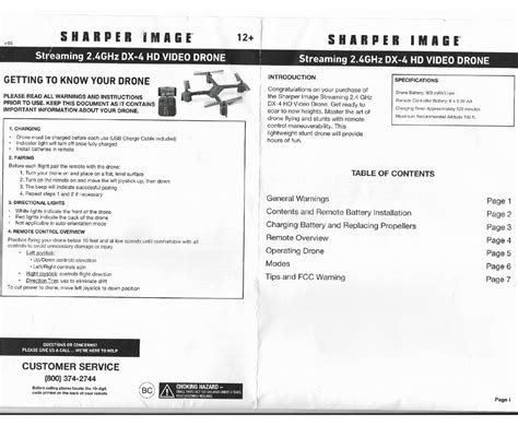 sharper image dx  manual