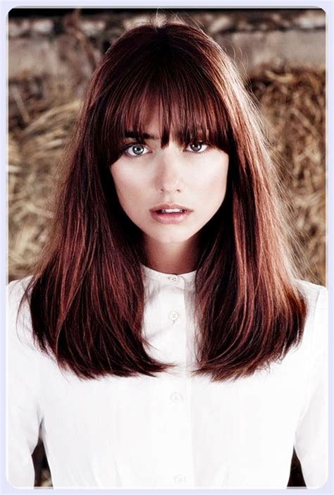 Short Straight Hair With Bangs Trend Hairstyles 2018