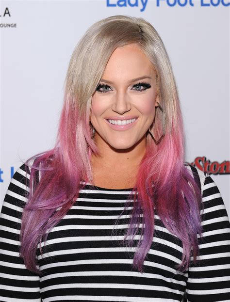 lacey schwimmer the future s bright celebrities with colored streaks