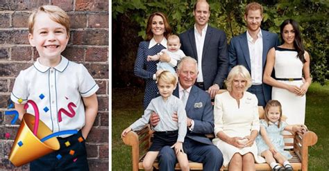 prince george stole  show  family portrait   grandfathers  birthday