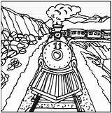 Coloring Steam Train Pages Sheet Trains Railroad Boys Amazing sketch template