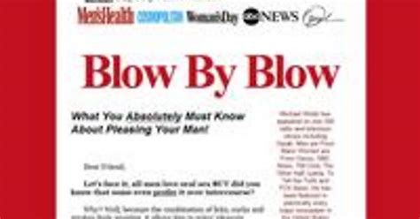 blow by blow expert tips on how to give mind blowing oral sex jobs