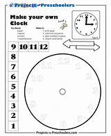 Projectsforpreschoolers Telling Preschool Relojes 70kb Printables Enseñar sketch template