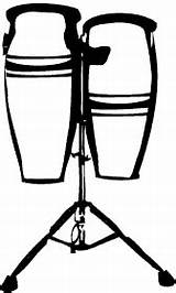 Congas Percussion sketch template