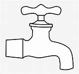 Colouring Drawing Faucet Tap Plumbing Computer Controls Handles Coloring Pages Template Sketch Pngkit sketch template