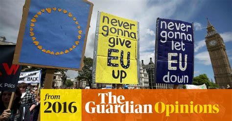 die meinung des guardian ueber den brexit und unsere partner ein   europa editorial